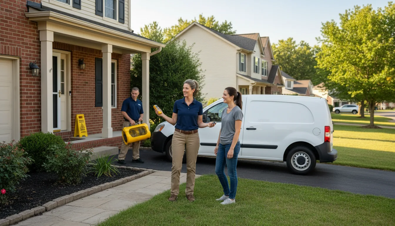 Residential water damage restoration in Pennsylvania Furnace, PA